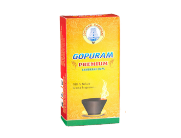 Gopuram premium sambrani cups
